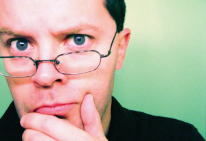 Skeptical Biz person